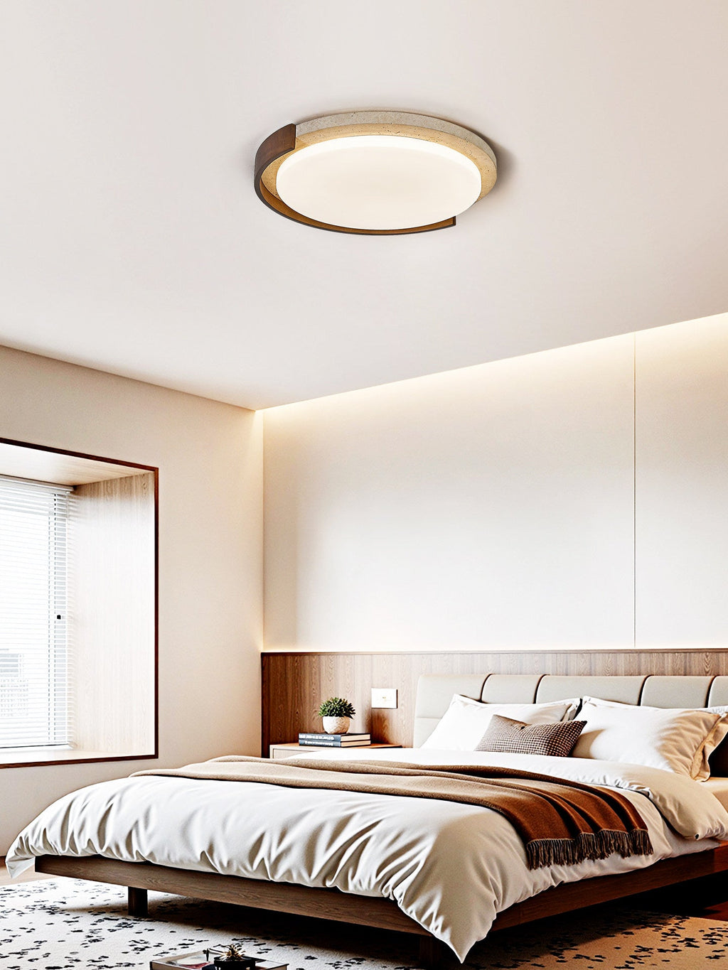 Stone Flush Mount — Ceiling Light | Maison Monashee — view 6