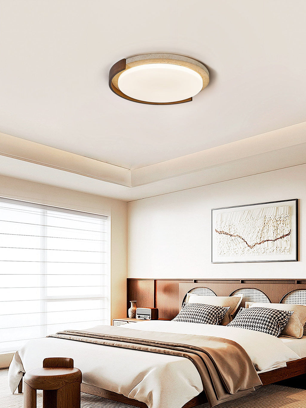 Stone Flush Mount — Ceiling Light | Maison Monashee — view 7