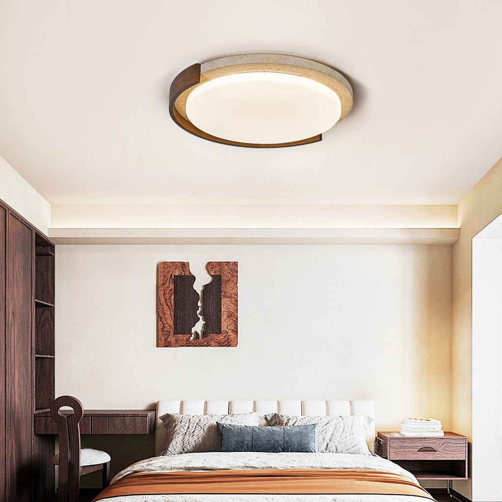 Stone Flush Mount — Ceiling Light | Maison Monashee — view 2