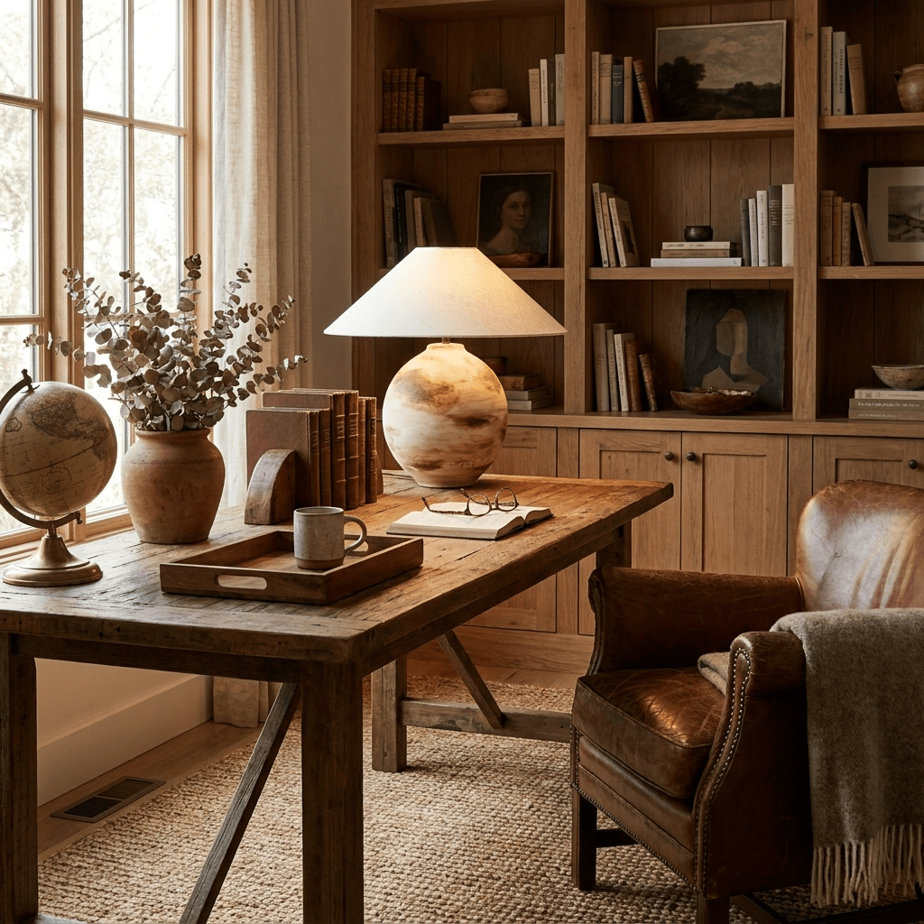 Ceramic Cream Table Lamp — Table Lamp | Maison Monashee — view 8