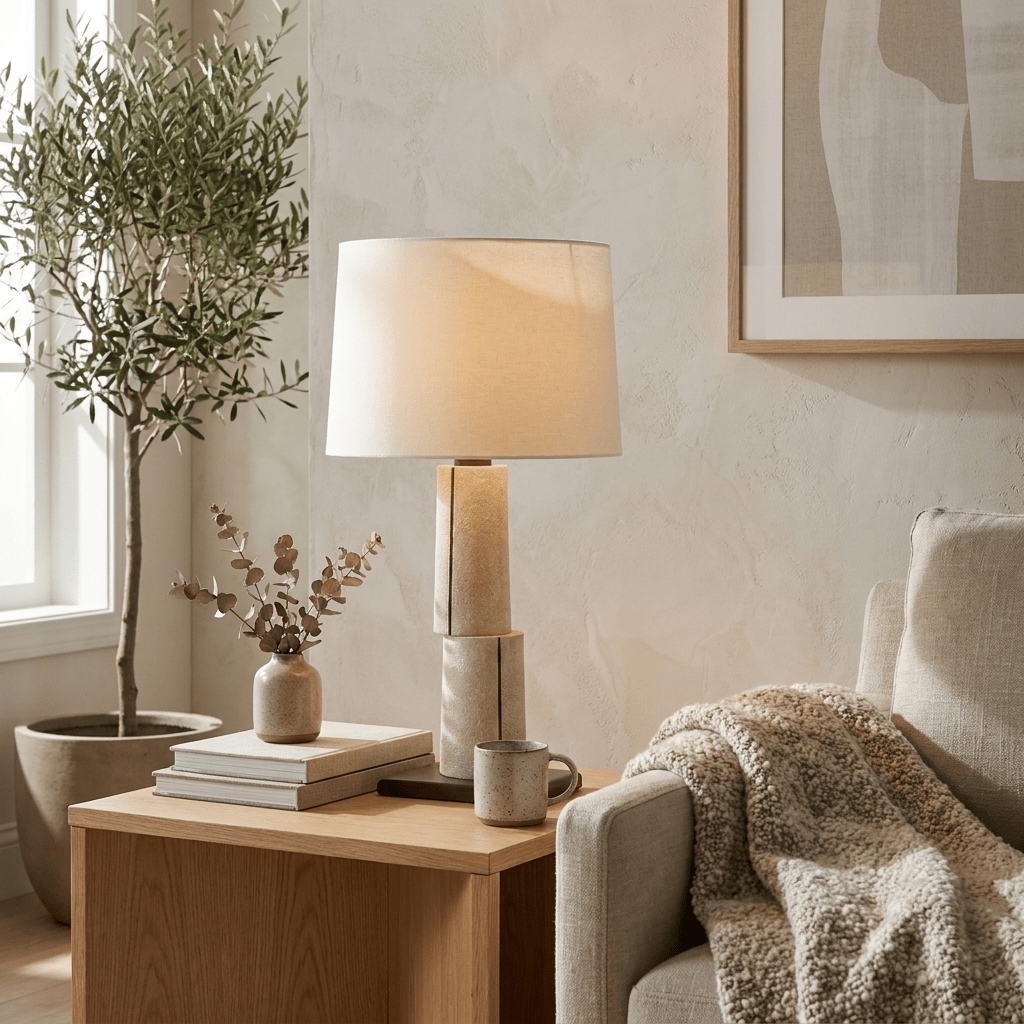 Modern Bedside Table Lamp — Table Lamp | Maison Monashee — view 4