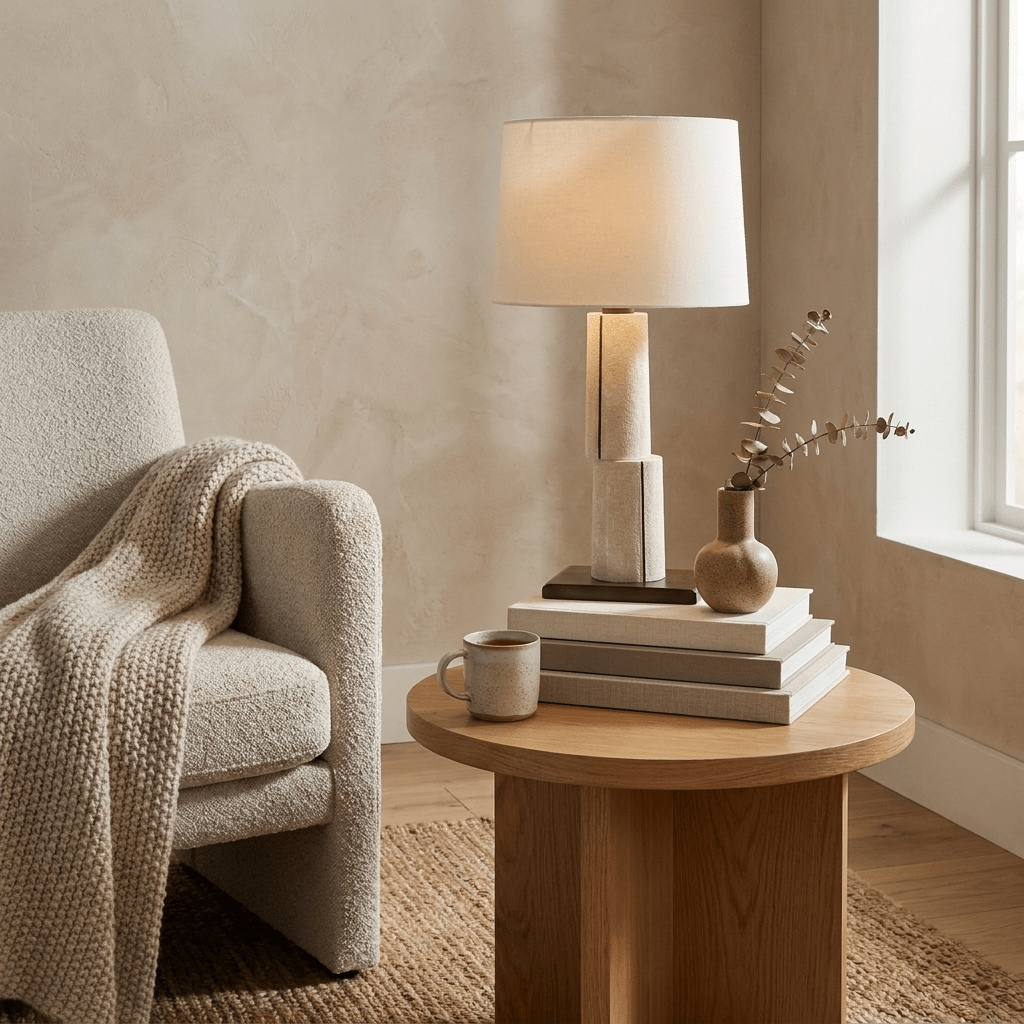 Modern Bedside Table Lamp — Table Lamp | Maison Monashee — view 2