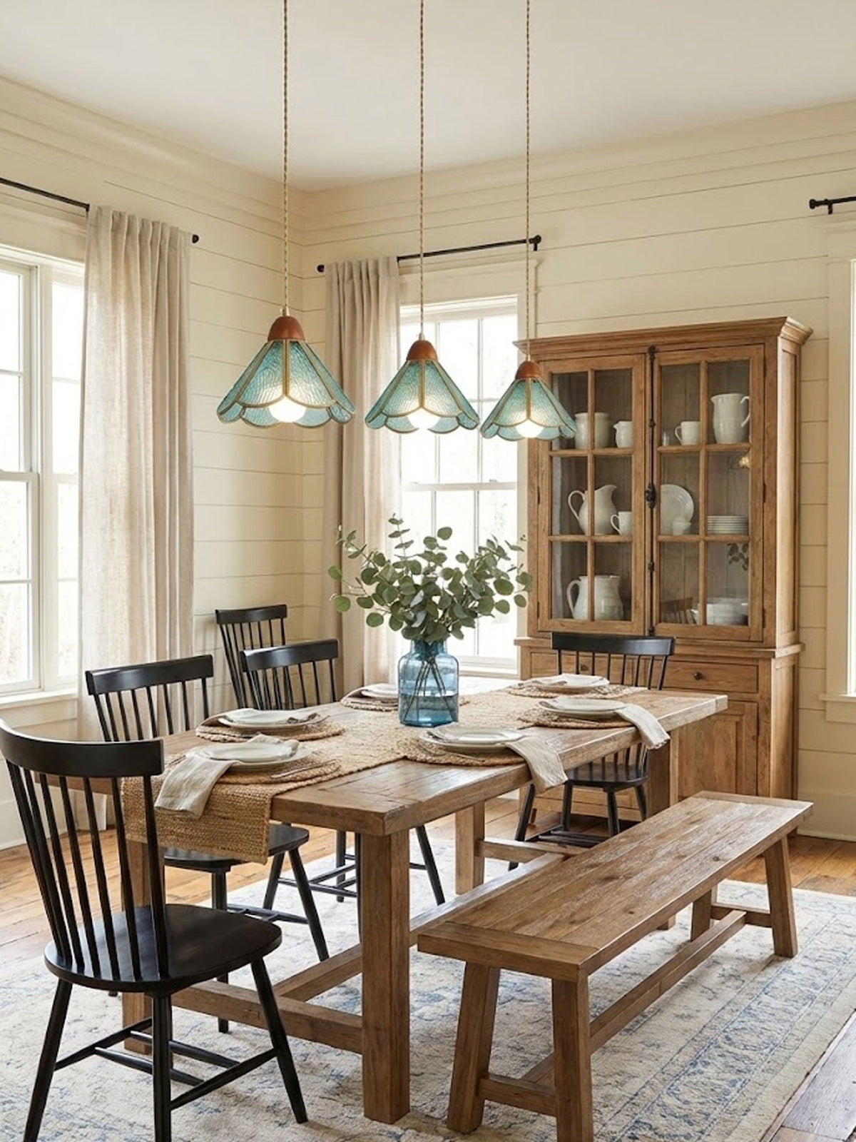 Tiffany Glass Pendant Light — Pendant Light | Maison Monashee — view 14