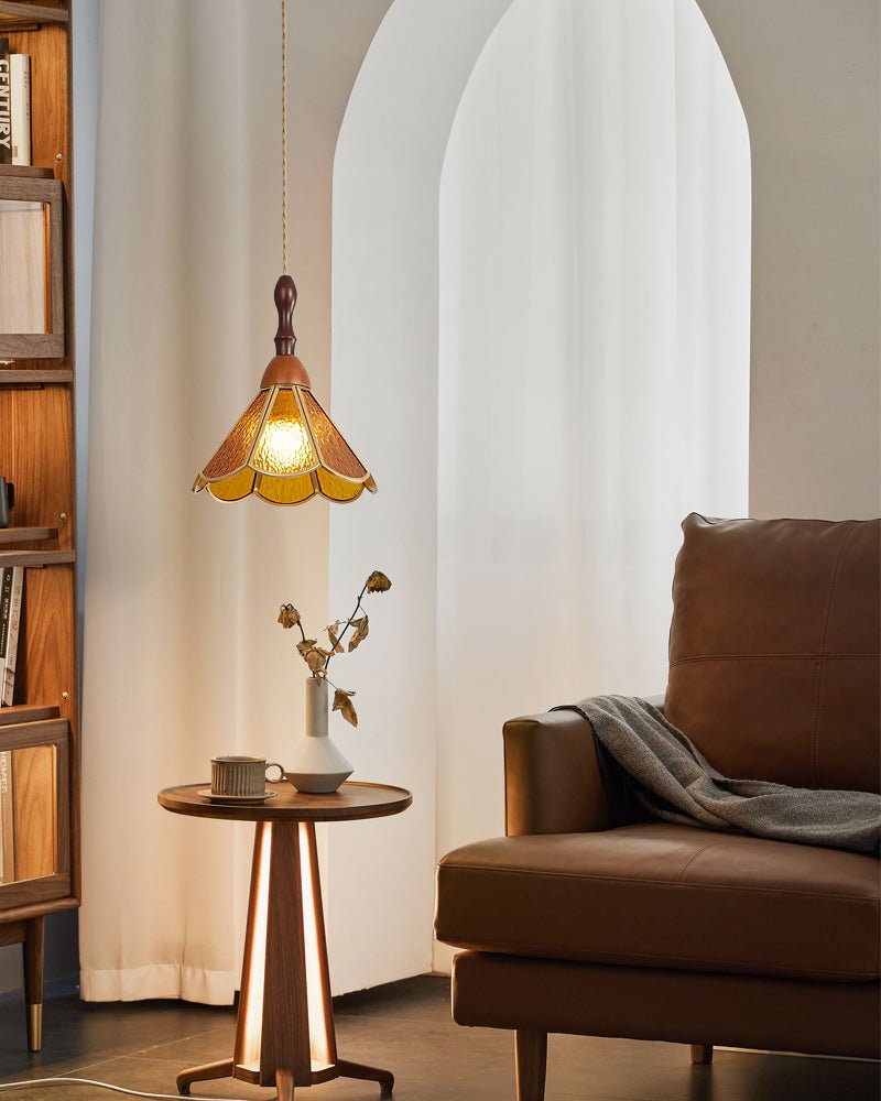 Tiffany Glass Pendant Light — Pendant Light | Maison Monashee — view 23