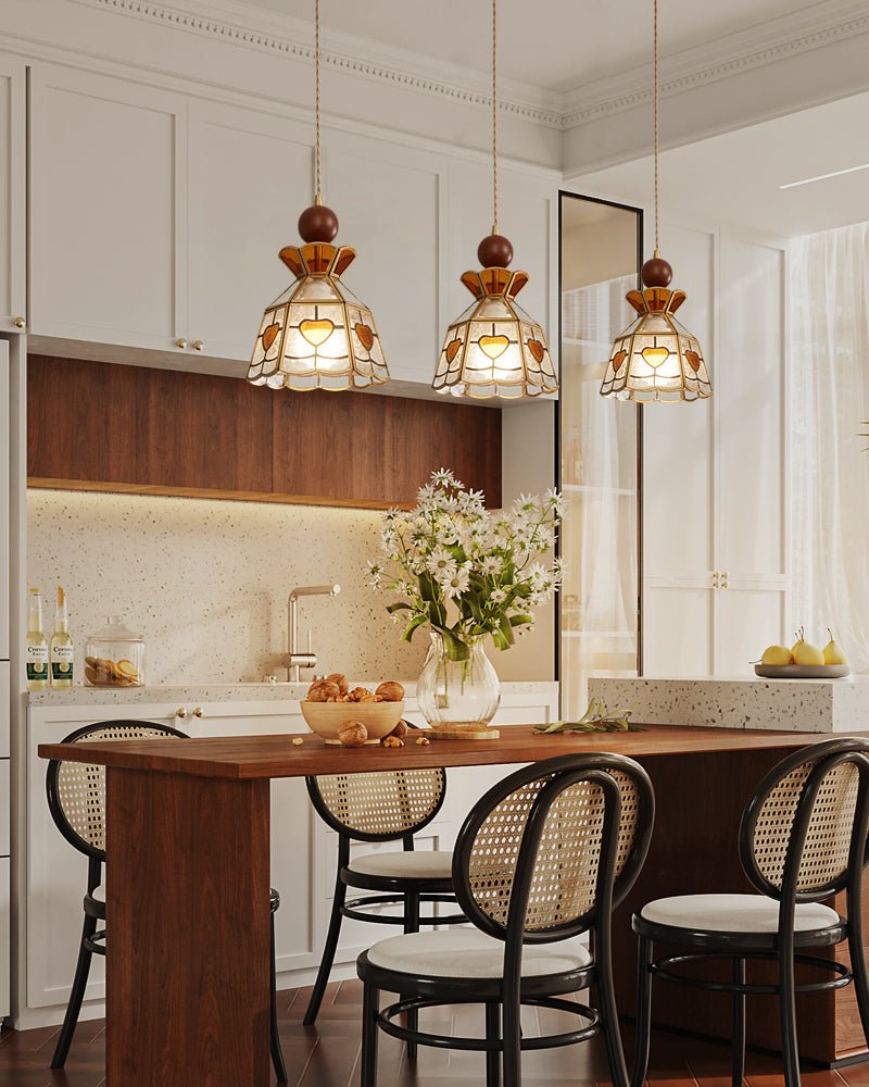 Tiffany Glass Pendant Light — Pendant Light | Maison Monashee — view 24