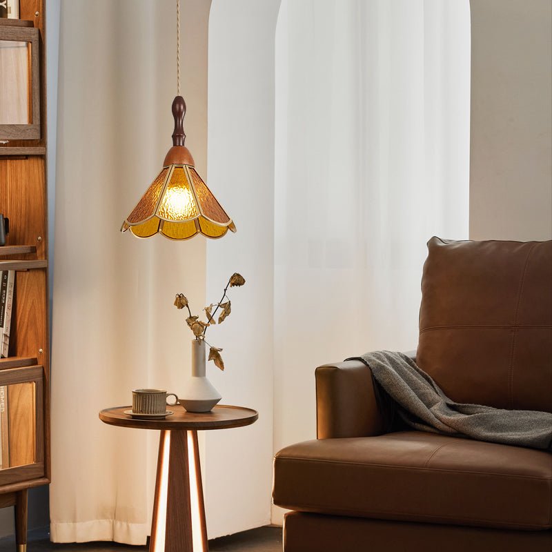 Tiffany Glass Pendant Light — Pendant Light | Maison Monashee — view 20