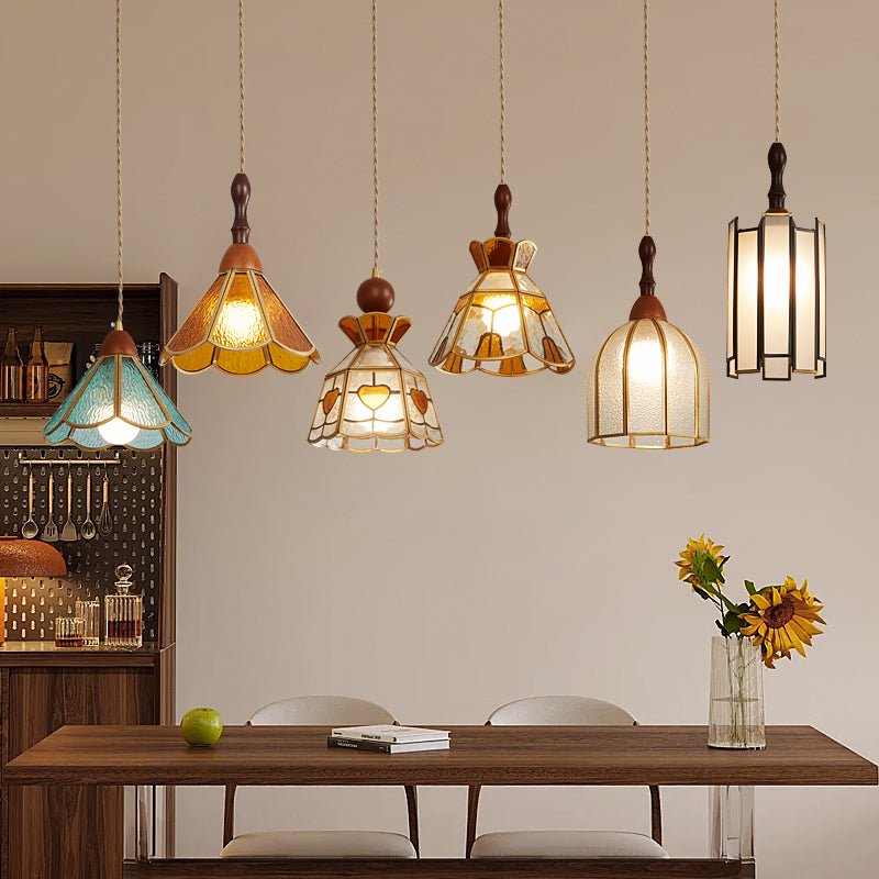Tiffany Glass Pendant Light — Pendant Light | Maison Monashee — view 8