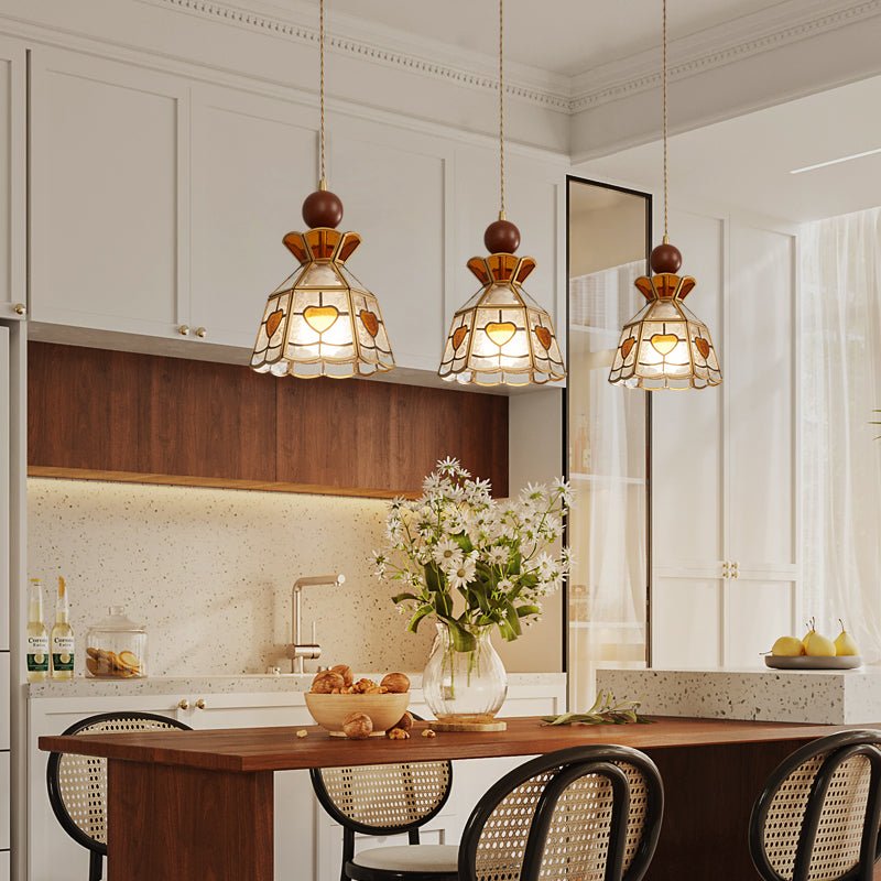 Tiffany Glass Pendant Light — Pendant Light | Maison Monashee — view 9