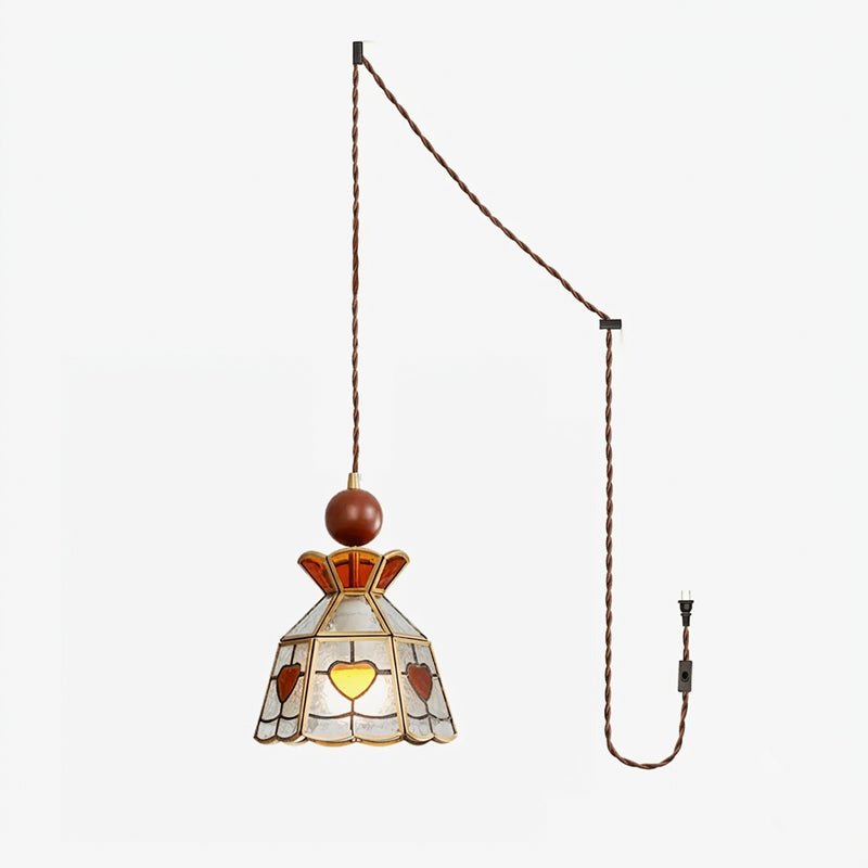 Tiffany Glass Pendant Light — Pendant Light | Maison Monashee — view 28