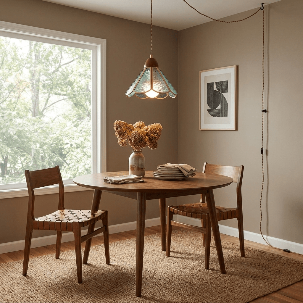 Tiffany Glass Pendant Light — Pendant Light | Maison Monashee — view 3