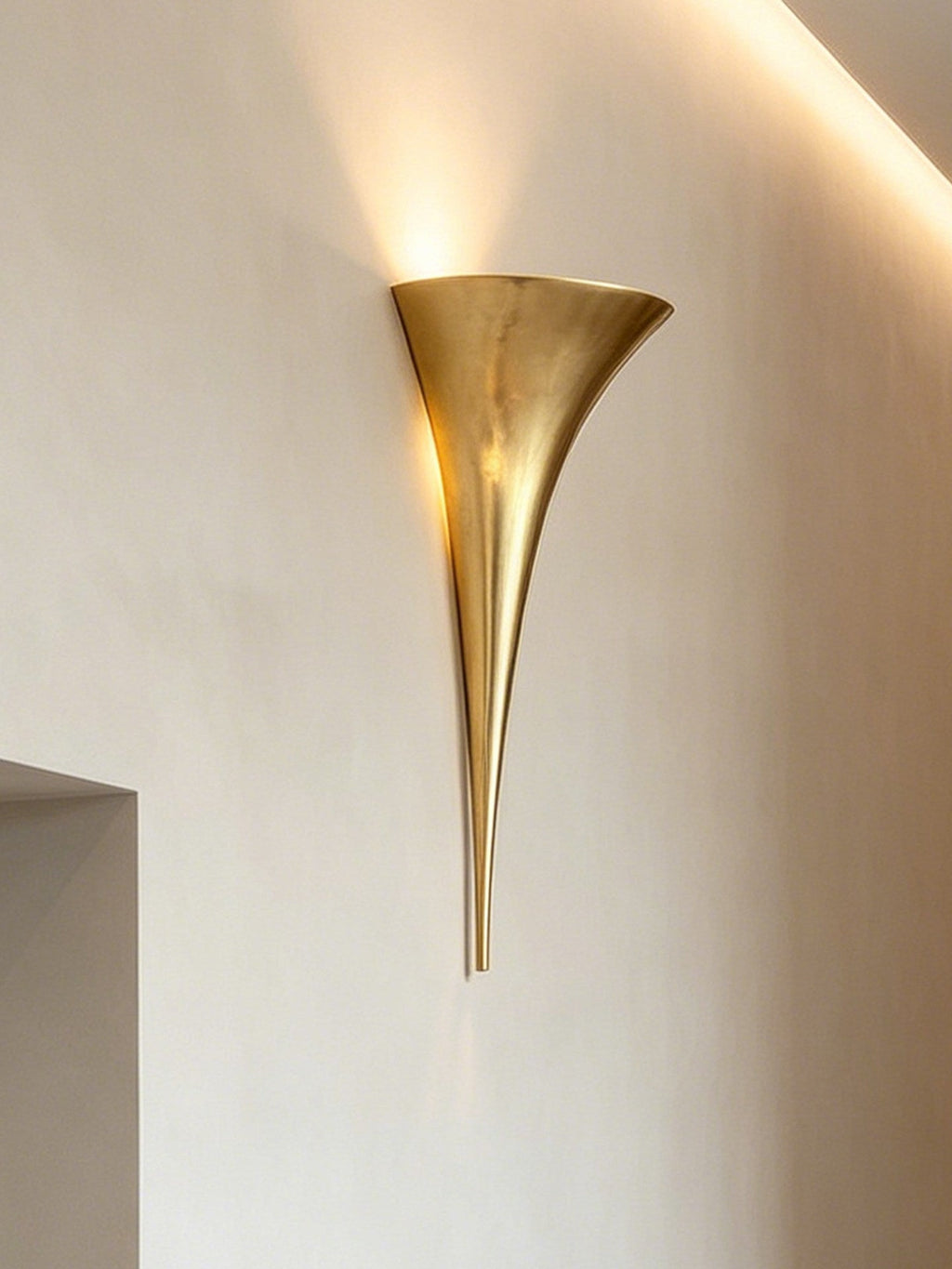 Gold Sconce Light Fixture — Wall Sconce | Maison Monashee — view 10