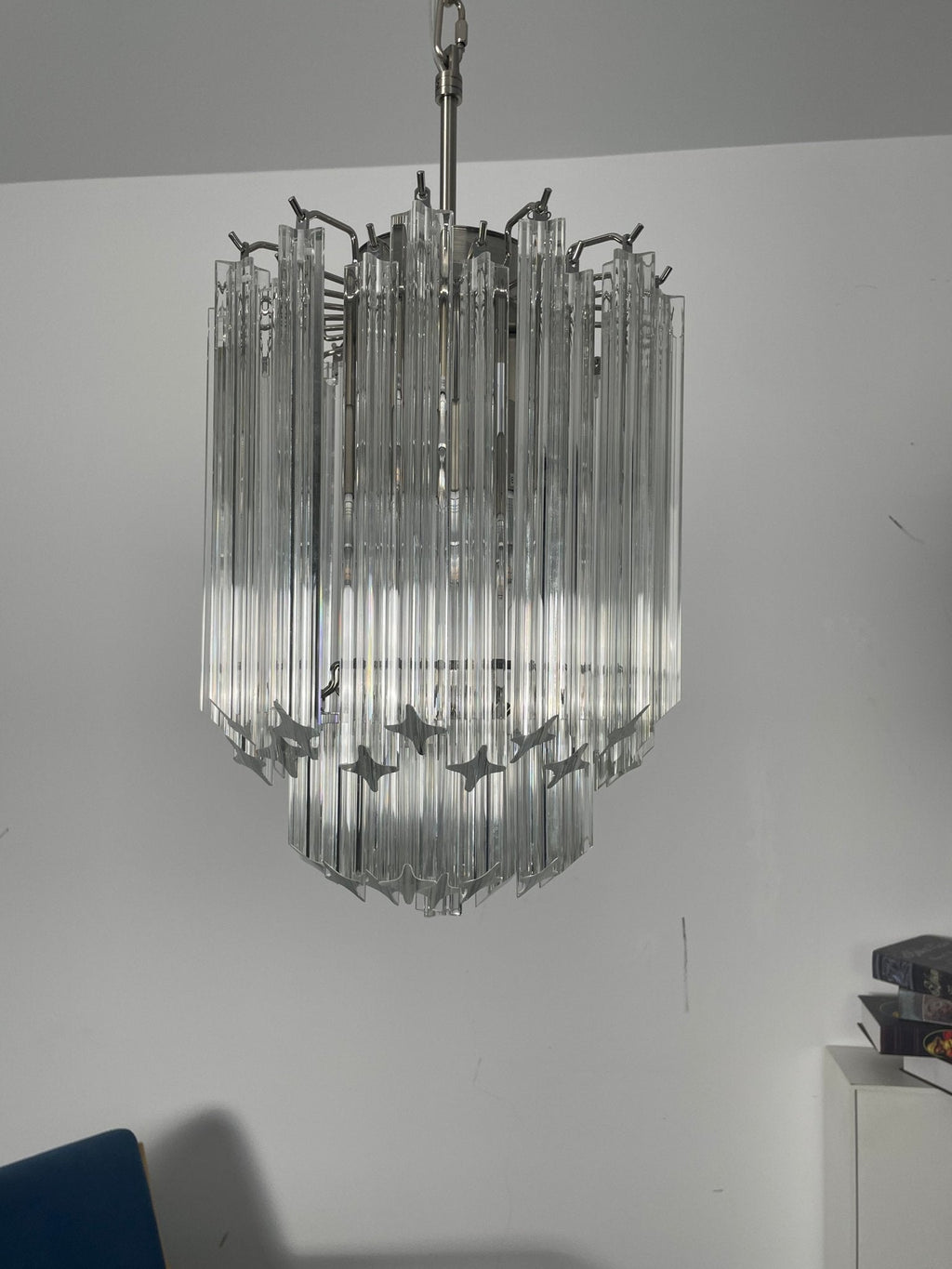 Murano Clear Glass Chandelier — Chandelier | Maison Monashee — view 12