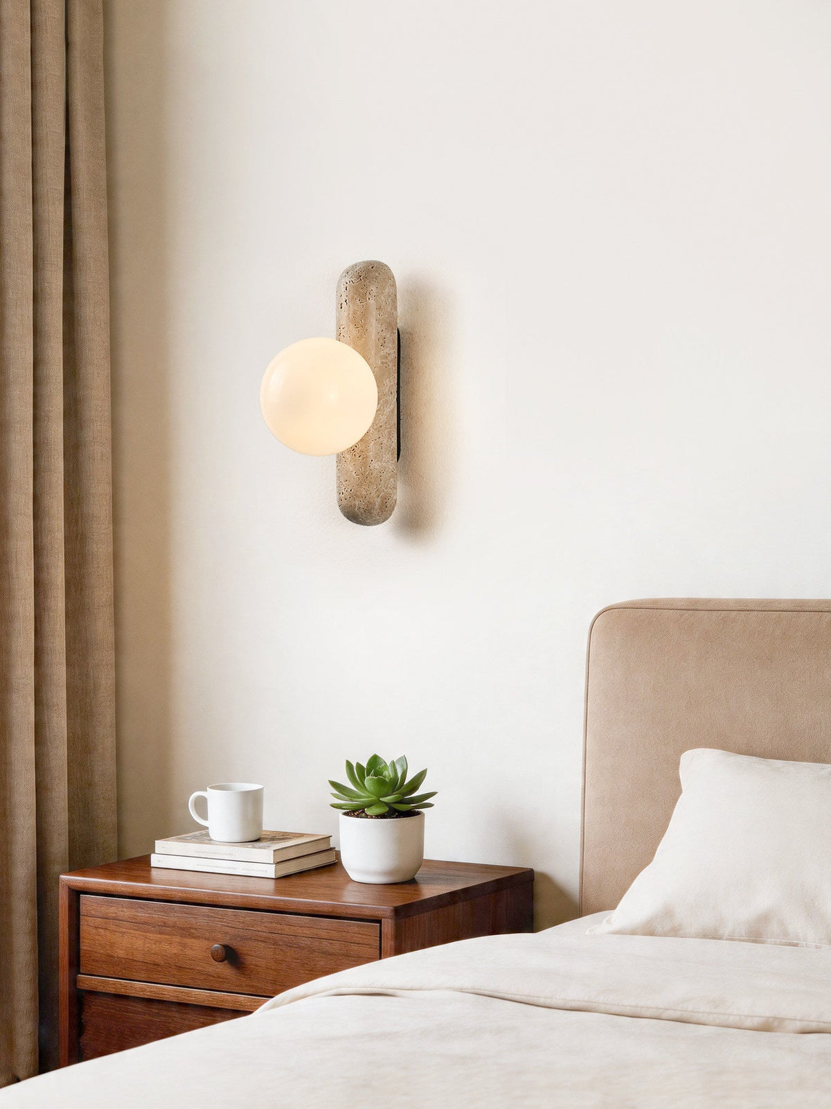 Glass Globe Vanity Light — Wall Sconce | Maison Monashee — view 7