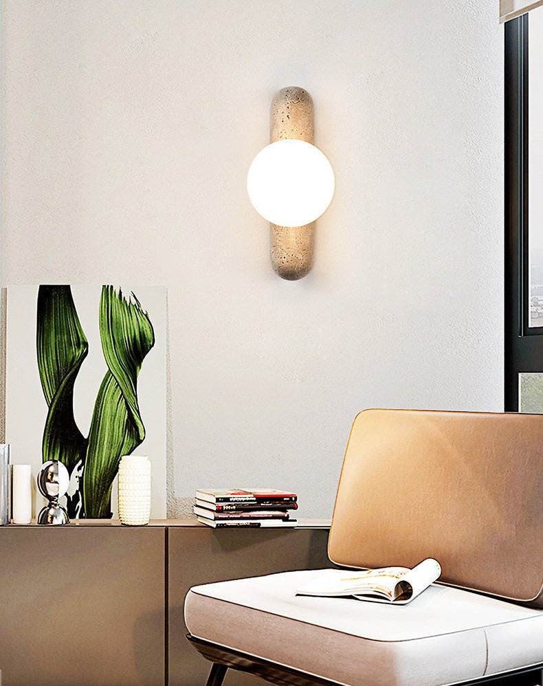 Glass Globe Vanity Light — Wall Sconce | Maison Monashee — view 10