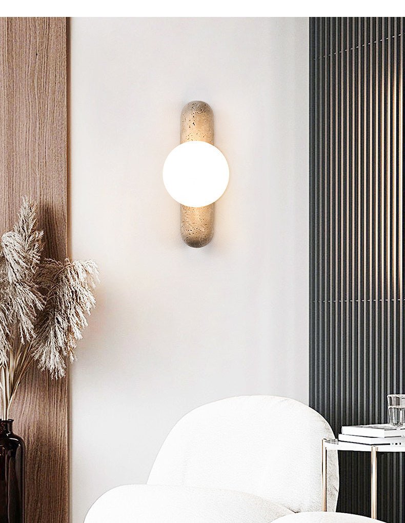 Glass Globe Vanity Light — Wall Sconce | Maison Monashee — view 17
