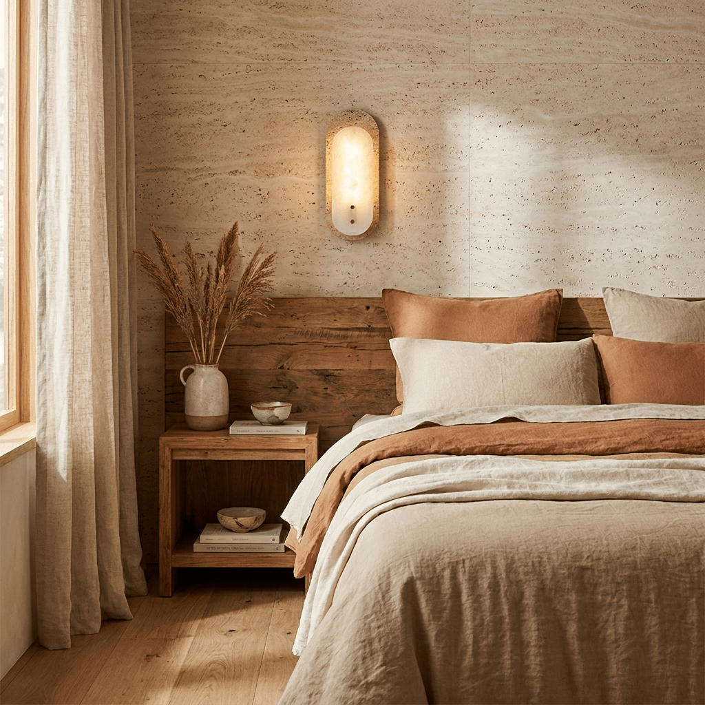 Cream Wall Sconce — Wall Sconce | Maison Monashee — view 7