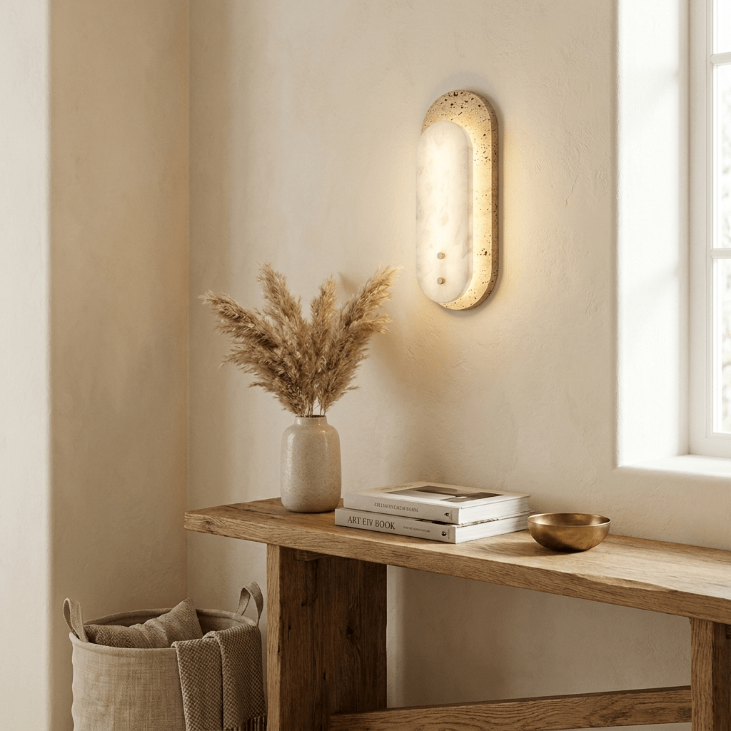 Cream Wall Sconce — Wall Sconce | Maison Monashee — view 6