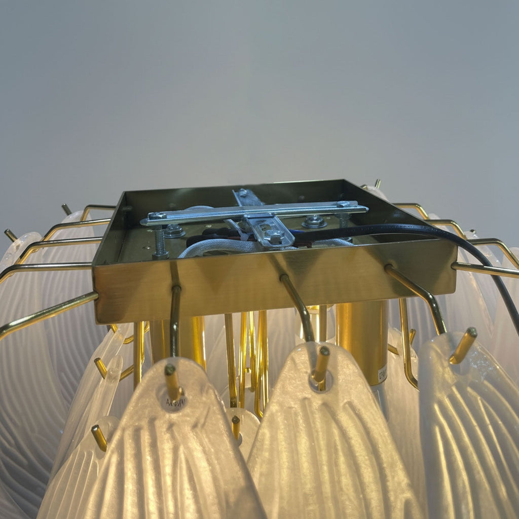 Glass Chandelier Ceiling Light — Ceiling Light | Maison Monashee — view 30