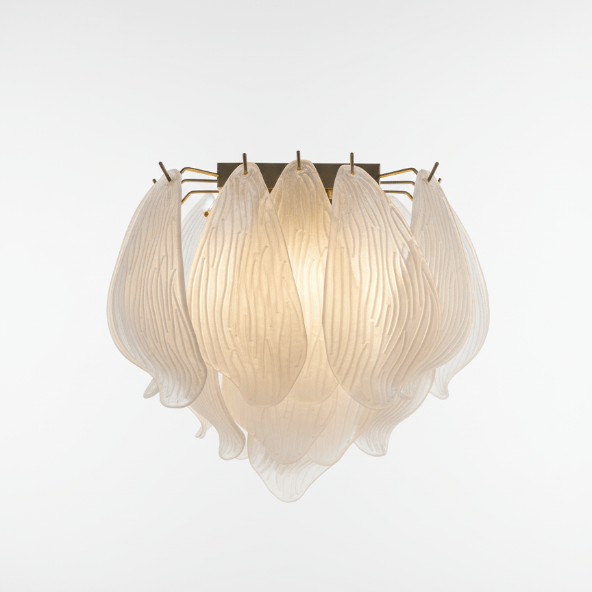 Glass Chandelier Ceiling Light — Ceiling Light | Maison Monashee — view 31