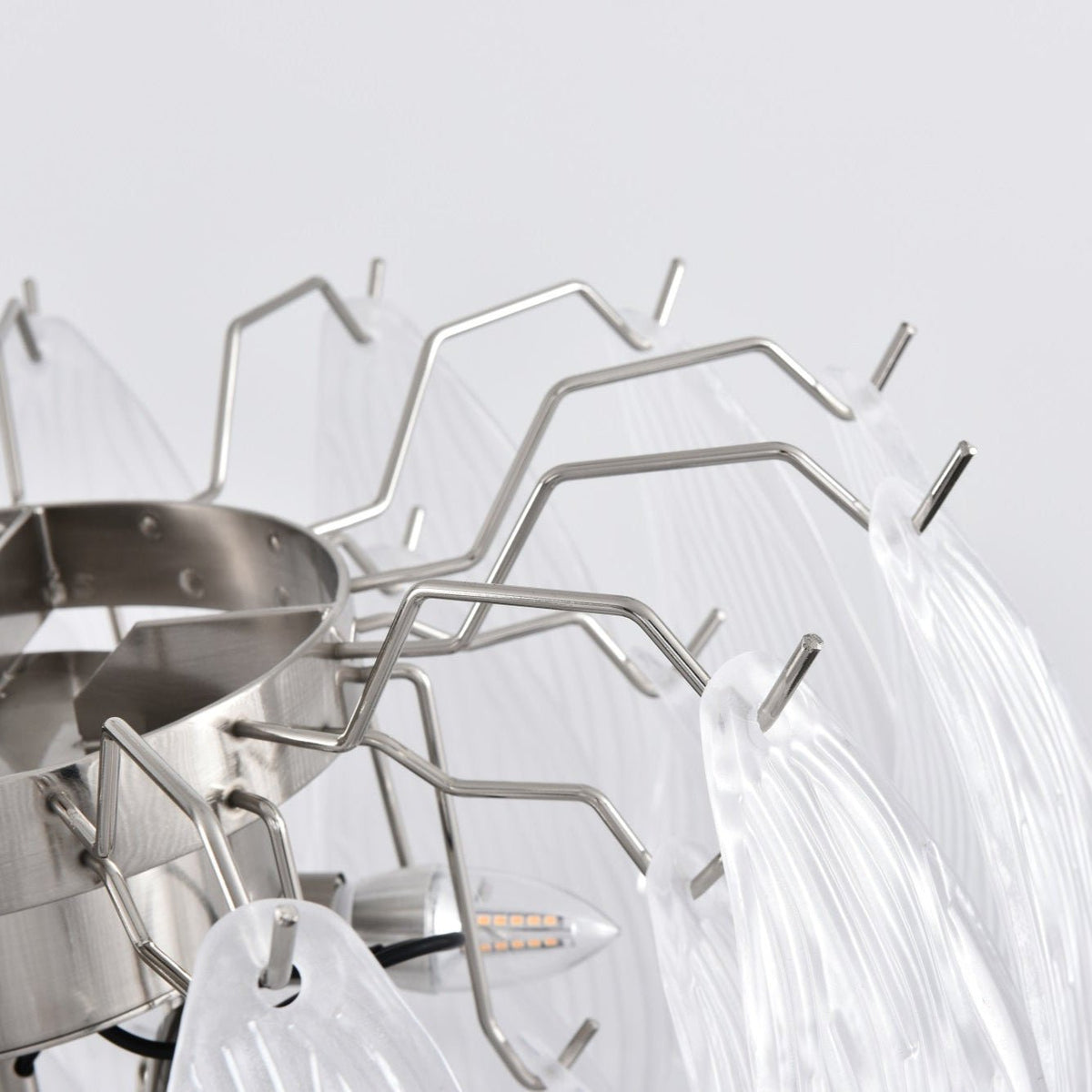 Blown Glass Flower Chandelier — Chandelier | Maison Monashee — view 14