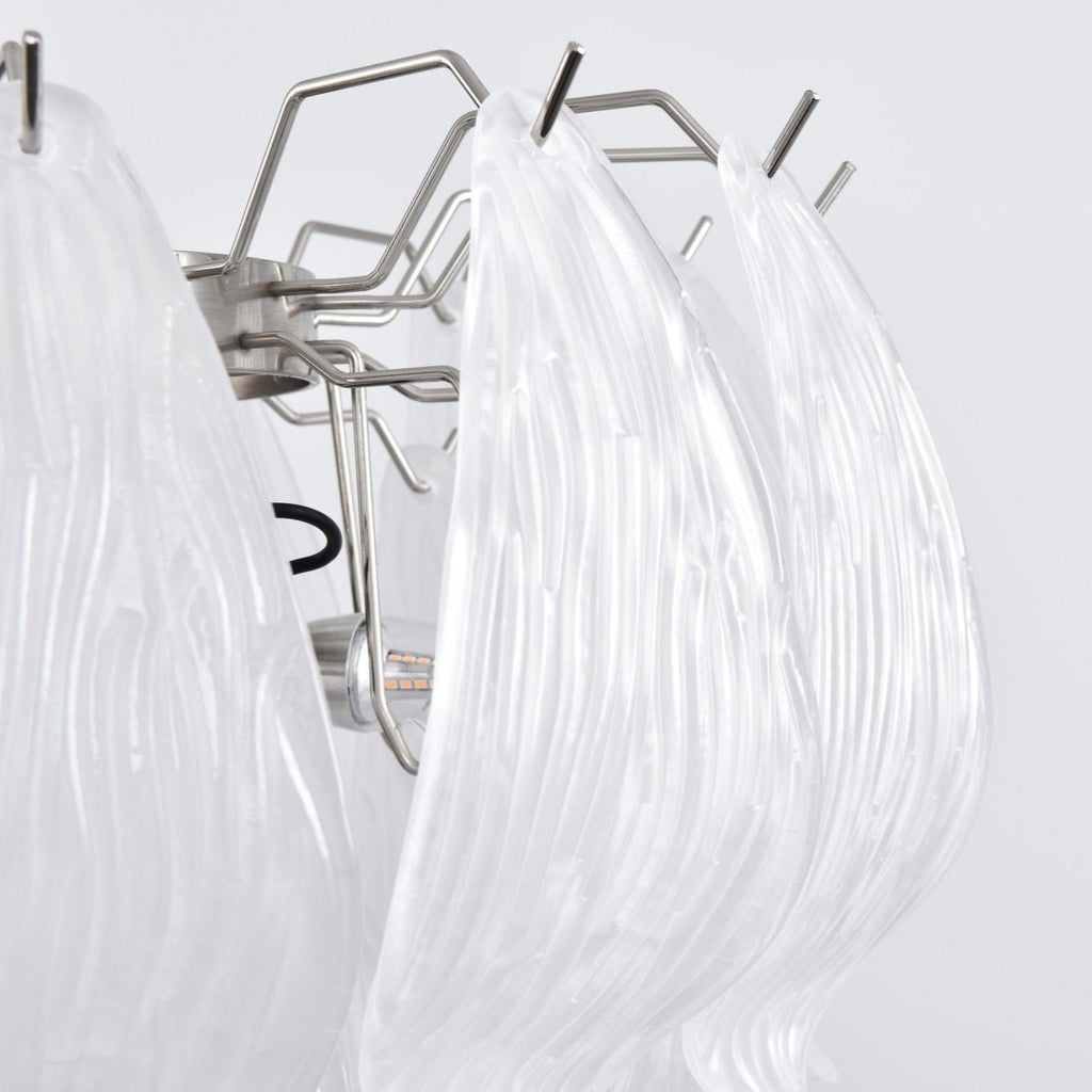 Blown Glass Flower Chandelier — Chandelier | Maison Monashee — view 16