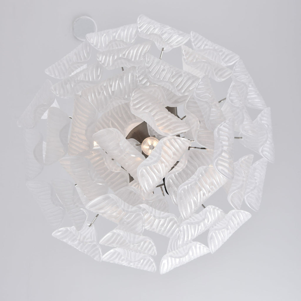 Blown Glass Flower Chandelier — Chandelier | Maison Monashee — view 20