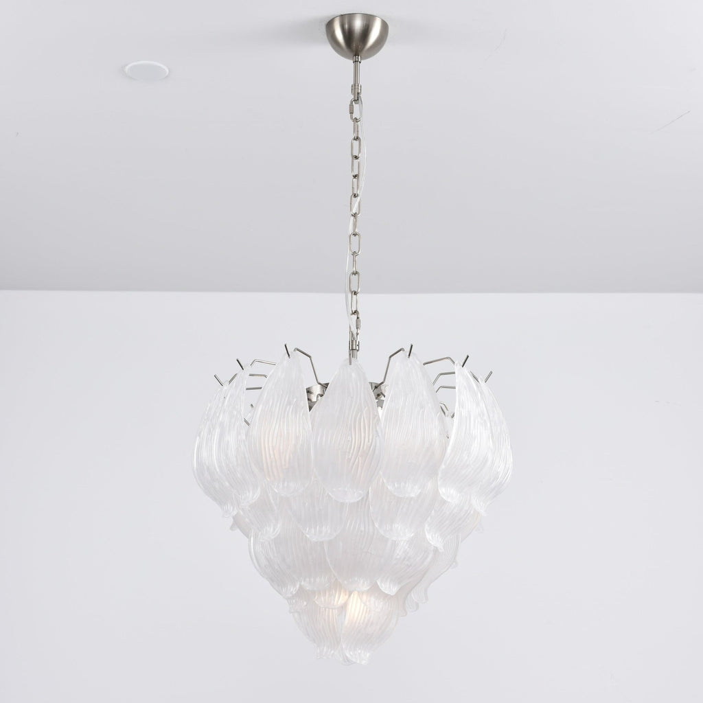 Blown Glass Flower Chandelier — Chandelier | Maison Monashee — view 9