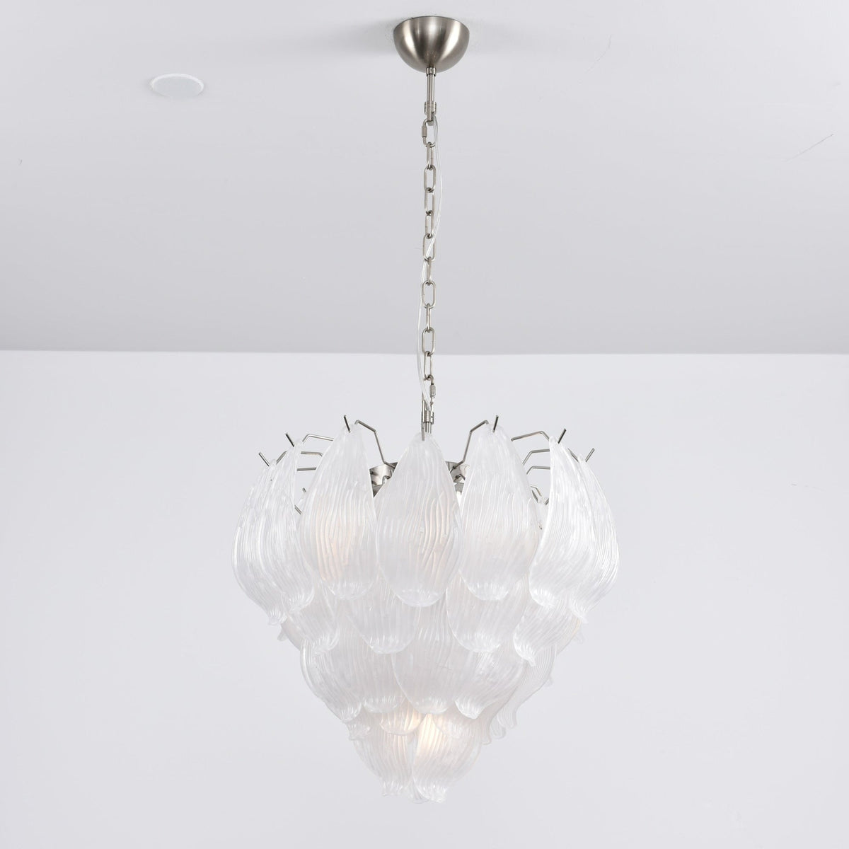 Blown Glass Flower Chandelier — Chandelier | Maison Monashee — view 9