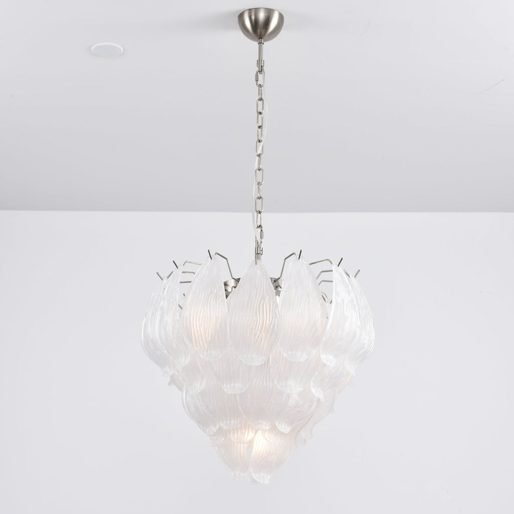 Blown Glass Flower Chandelier — Chandelier | Maison Monashee — view 22