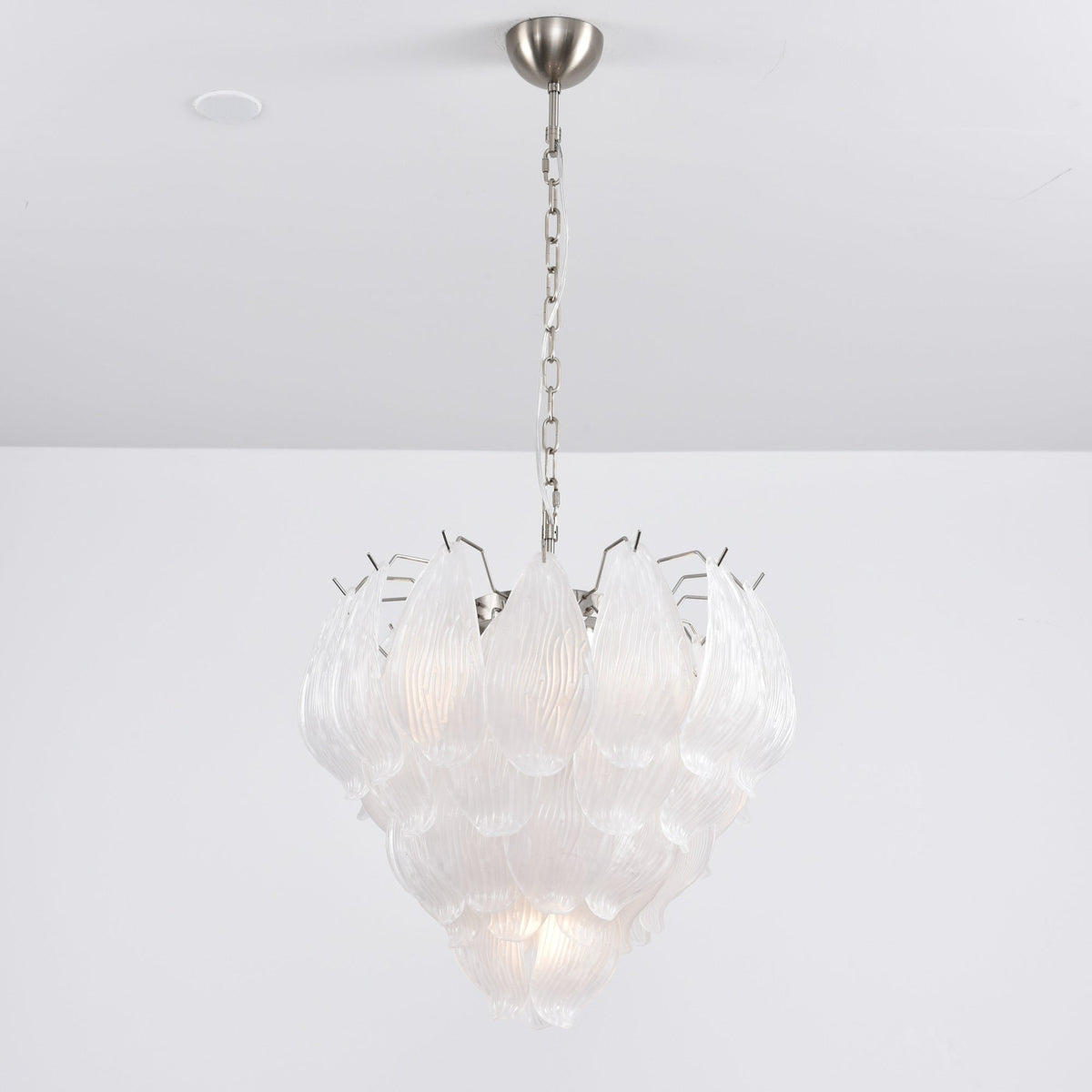 Blown Glass Flower Chandelier — Chandelier | Maison Monashee — view 22
