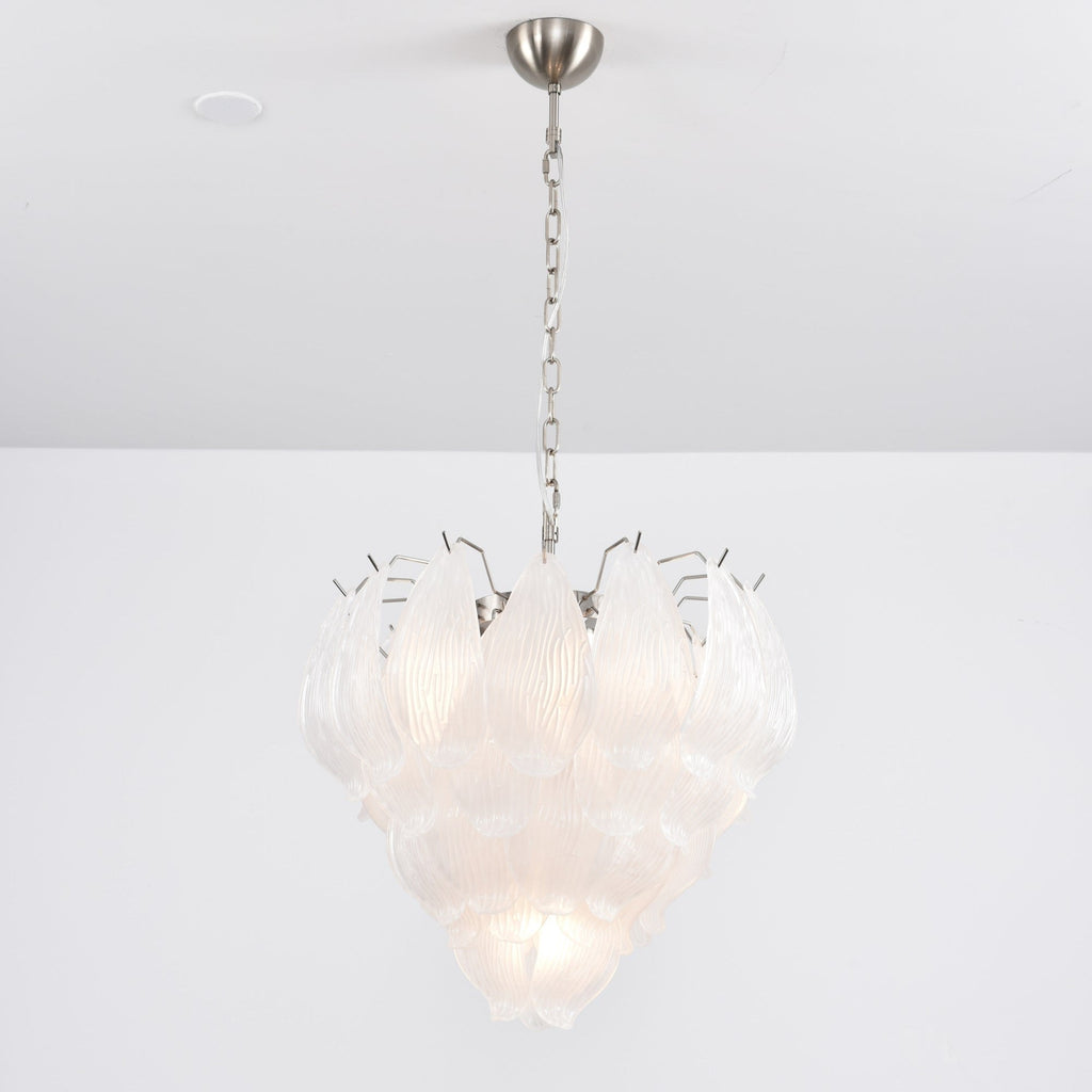 Blown Glass Flower Chandelier — Chandelier | Maison Monashee — view 23