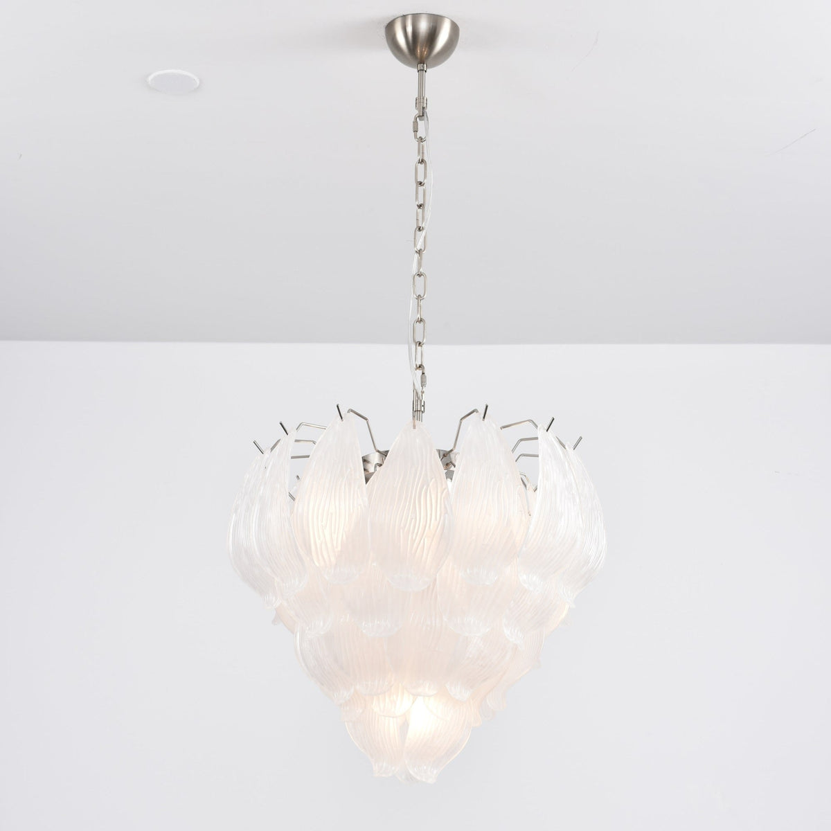 Blown Glass Flower Chandelier — Chandelier | Maison Monashee — view 23