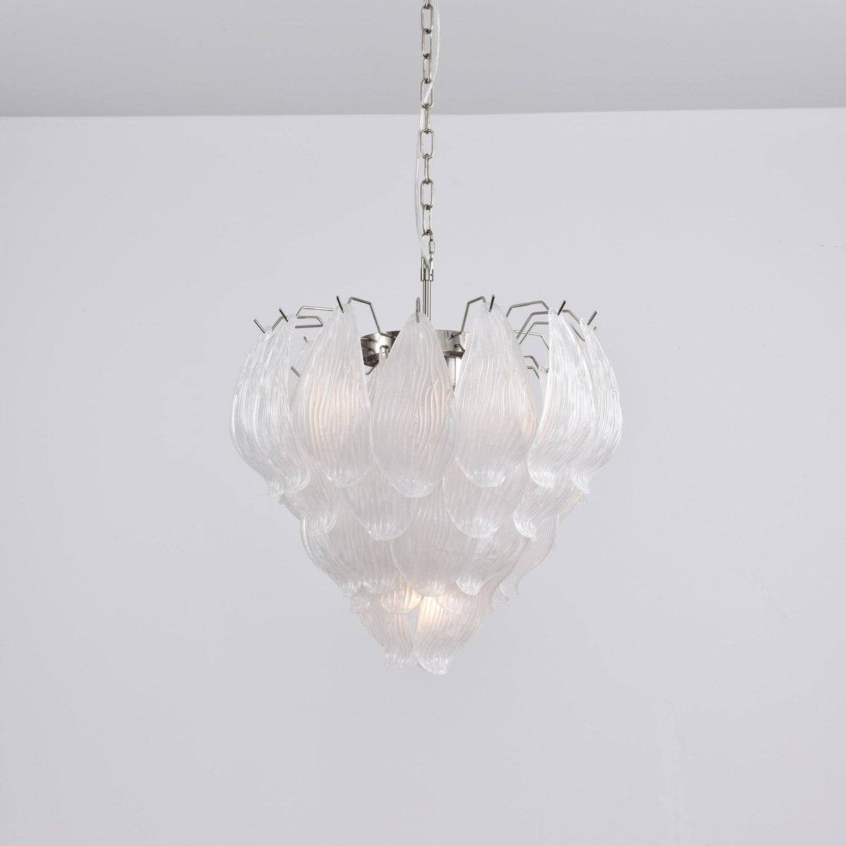 Blown Glass Flower Chandelier — Chandelier | Maison Monashee — view 8