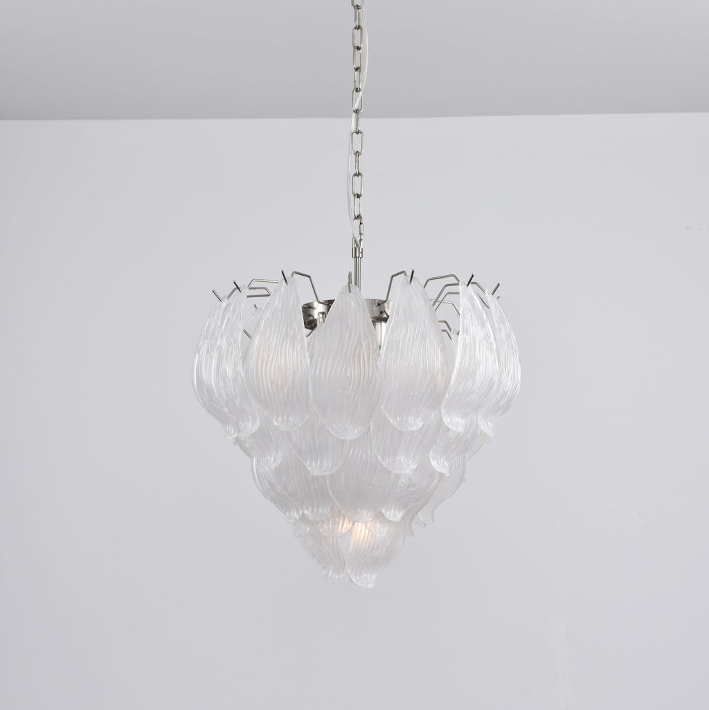 Blown Glass Flower Chandelier — Chandelier | Maison Monashee — view 6