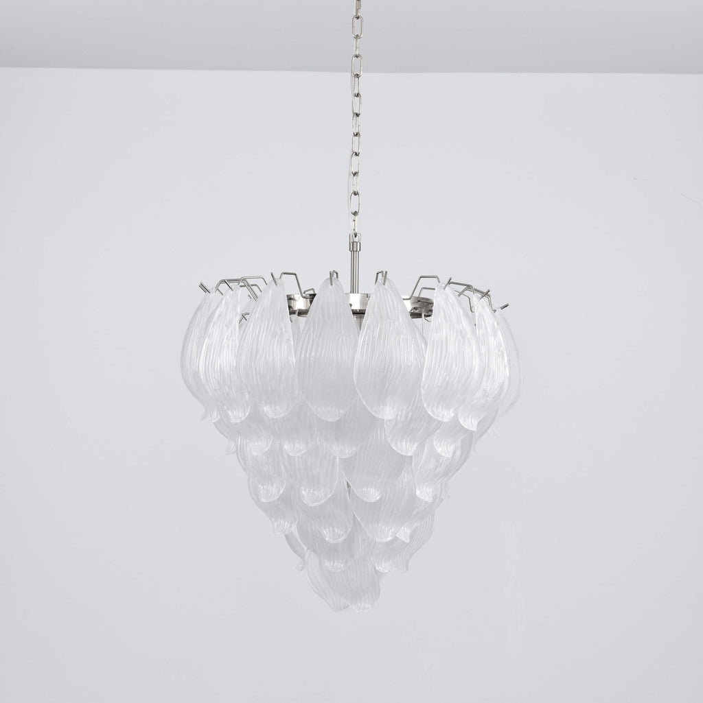 Blown Glass Flower Chandelier — Chandelier | Maison Monashee — view 25
