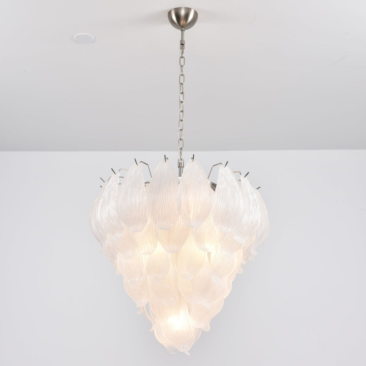 Blown Glass Flower Chandelier — Chandelier | Maison Monashee — view 31