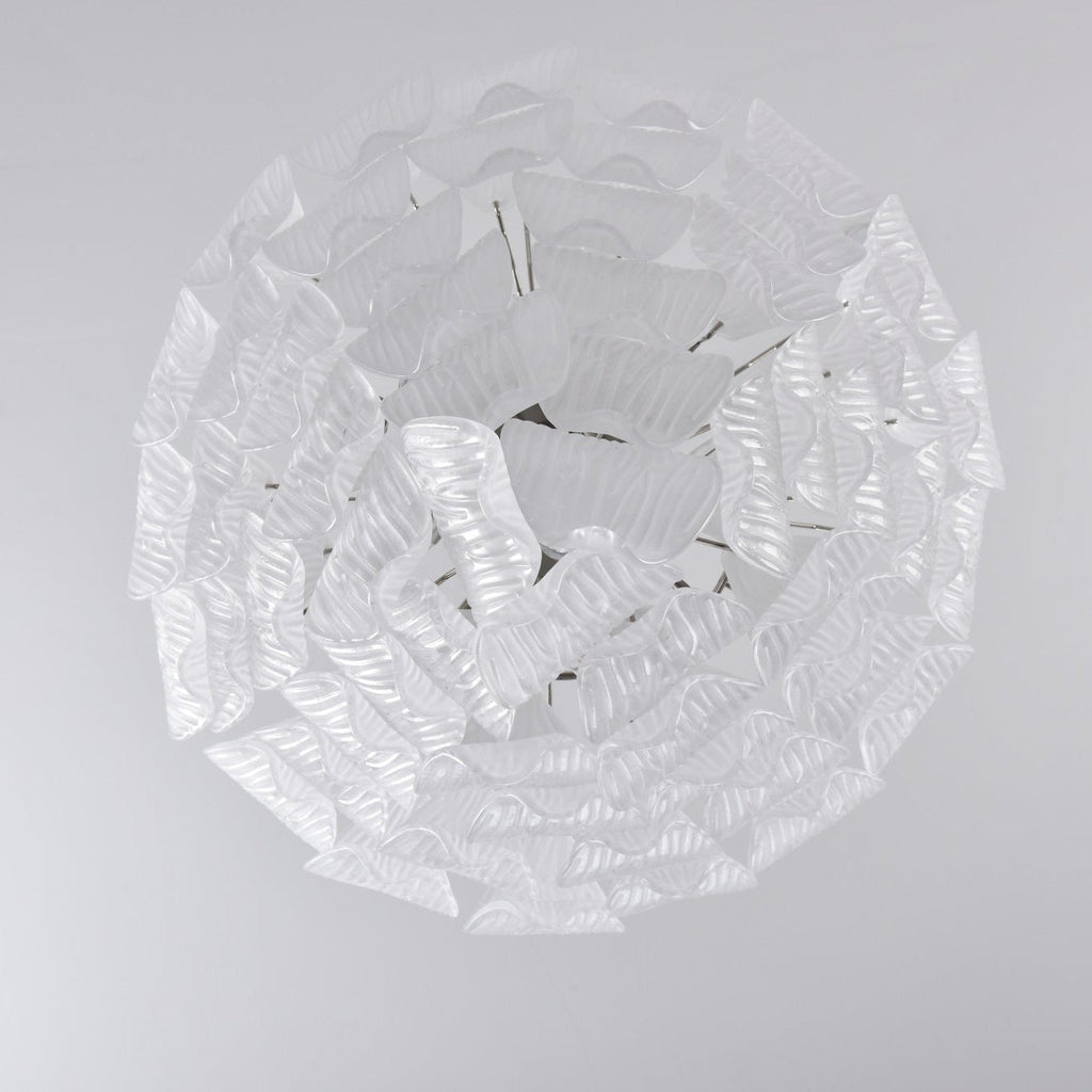 Blown Glass Flower Chandelier — Chandelier | Maison Monashee — view 32
