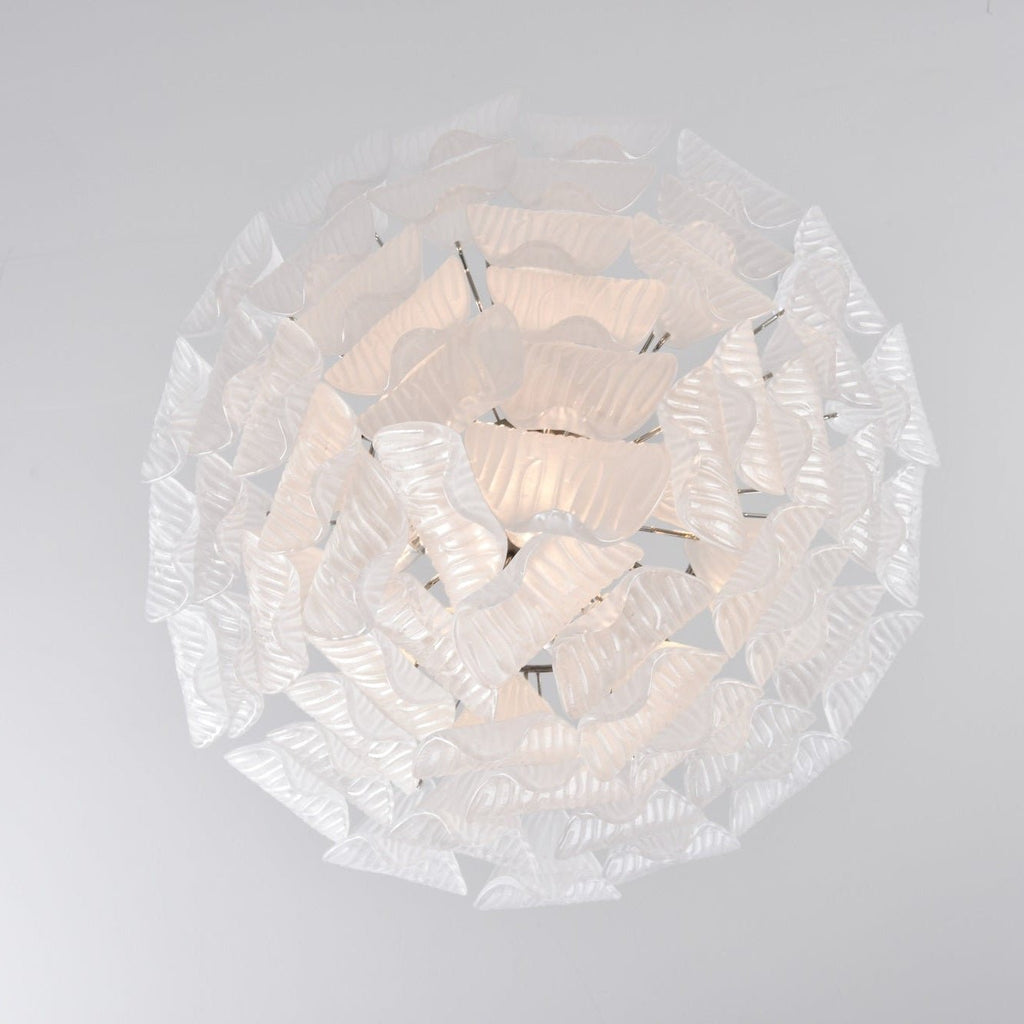 Blown Glass Flower Chandelier — Chandelier | Maison Monashee — view 33