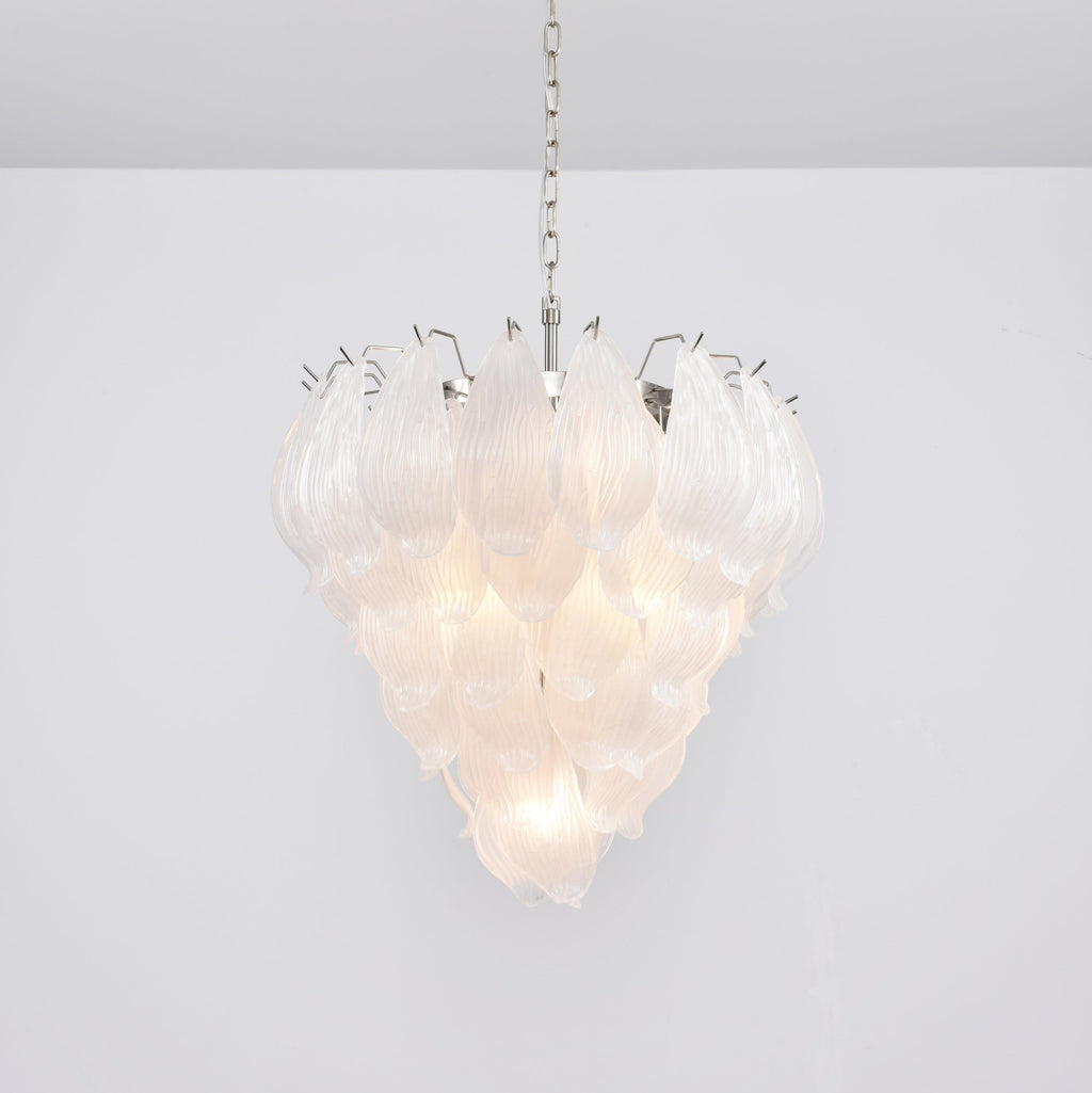 Blown Glass Flower Chandelier — Chandelier | Maison Monashee — view 30