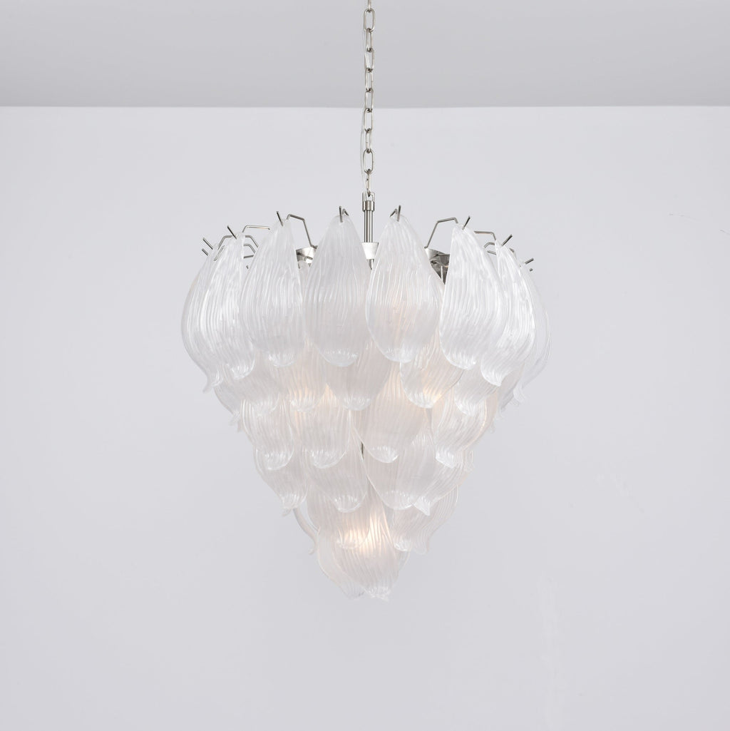 Blown Glass Flower Chandelier — Chandelier | Maison Monashee — view 2