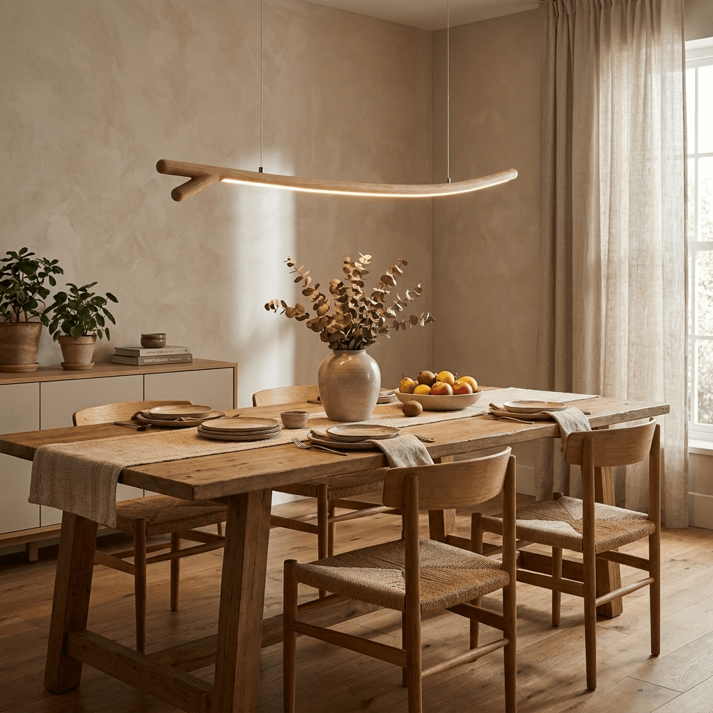 Nordic Linear Pendant Light — Pendant Light | Maison Monashee — view 3