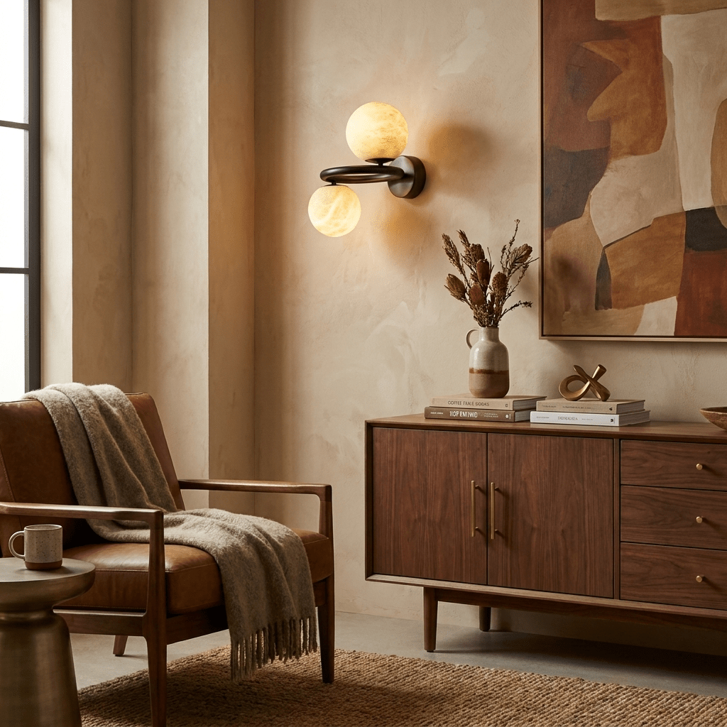 White Wall Sconce Light — Wall Sconce | Maison Monashee — view 6