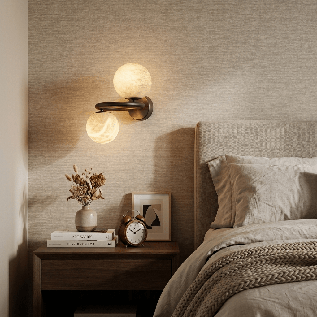 White Wall Sconce Light — Wall Sconce | Maison Monashee — view 8