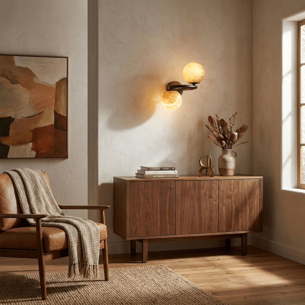White Wall Sconce Light — Wall Sconce | Maison Monashee — view 2
