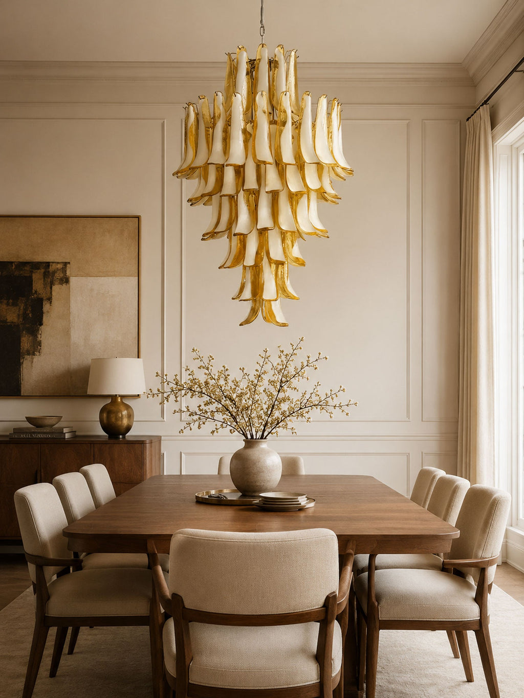 Large Blown Glass Pendant Light — Pendant Light | Maison Monashee — view 4