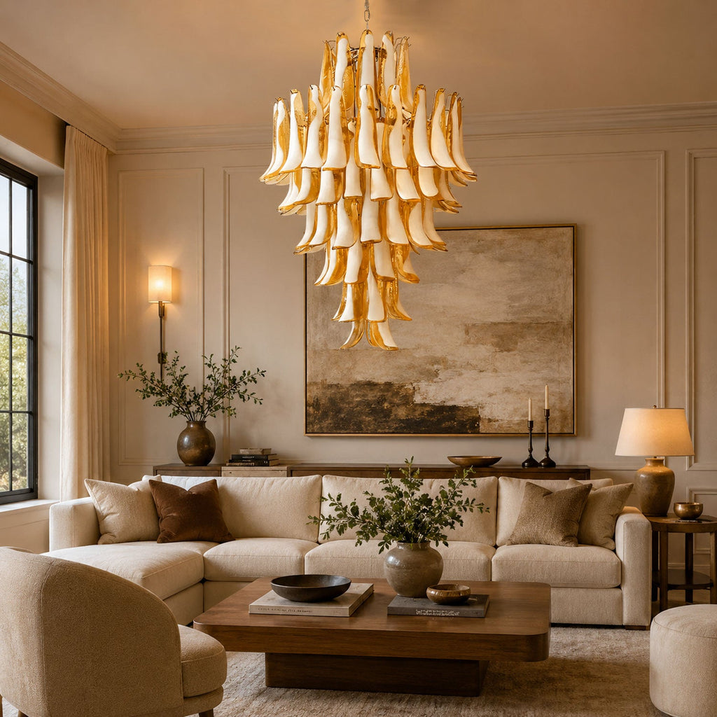 Large Blown Glass Pendant Light — Pendant Light | Maison Monashee — view 2