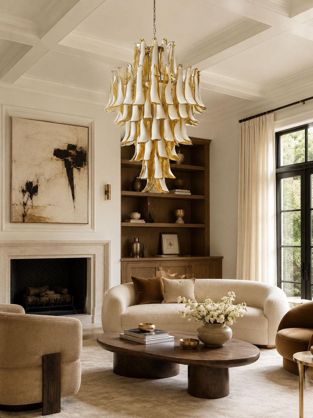 Large Blown Glass Pendant Light — Pendant Light | Maison Monashee — view 5