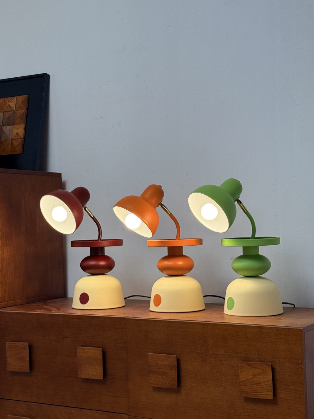 Modern Orange Table Lamp — Table Lamp | Maison Monashee — view 9