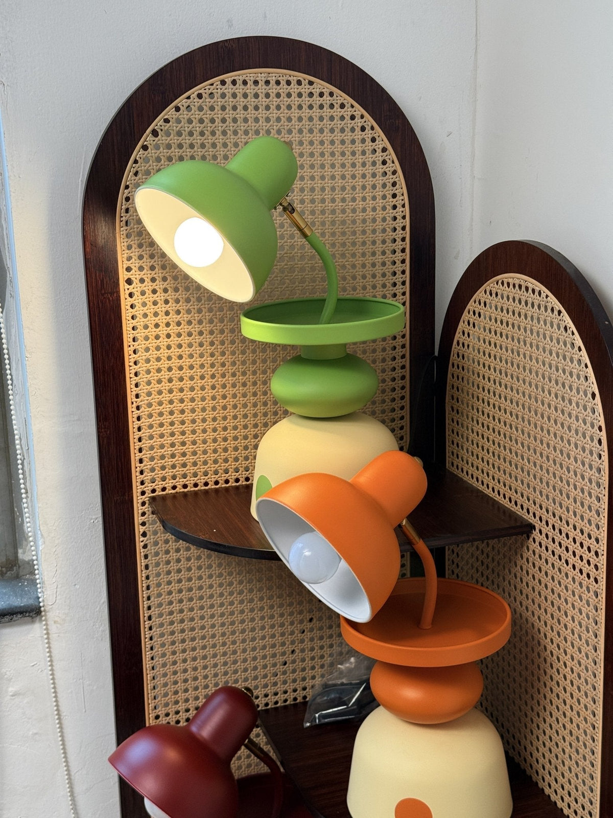 Modern Orange Table Lamp — Table Lamp | Maison Monashee — view 10