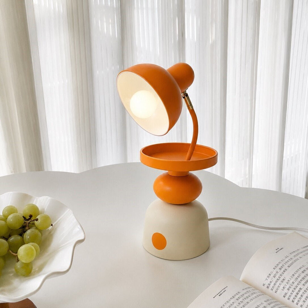 Modern Orange Table Lamp — Table Lamp | Maison Monashee — view 2